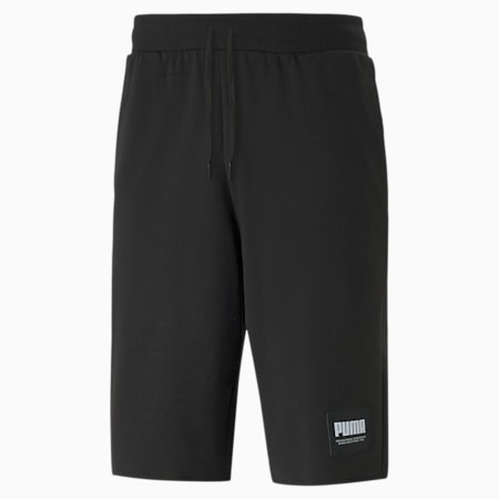 SUMMER COURT Sweat Shorts, Puma Black, small-AUS