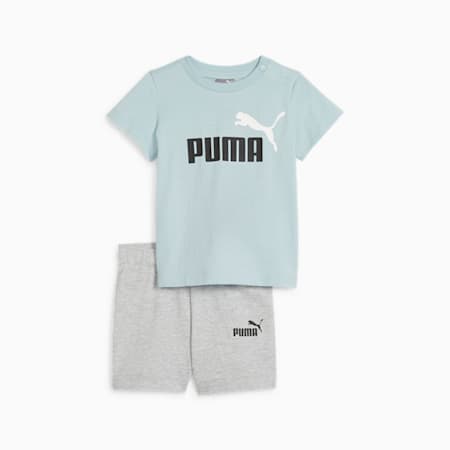 Ensemble t-shirt et short Minicats bébé, Turquoise Surf, small