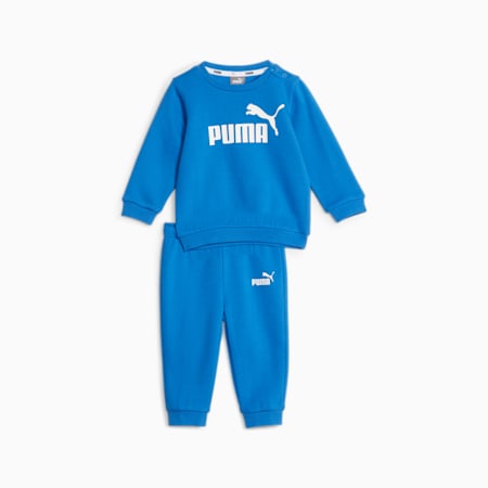 Essentials Minicats Crew Neck Jogger Suit - Infants 0-4 years, Racing Blue, small-AUS