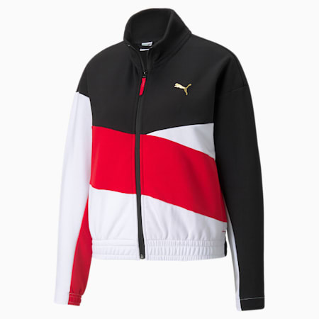 Red and white puma sweatsuit deals