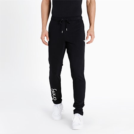 one8 Virat Kohli Men's Logo Sweat Pants, Puma Black, small-AUS