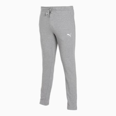 Knitted Men's Slim Fit Sweat Pants, Medium Gray Heather-cat, small-IND