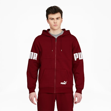 puma full sleeve colorblock men's sweatshirt