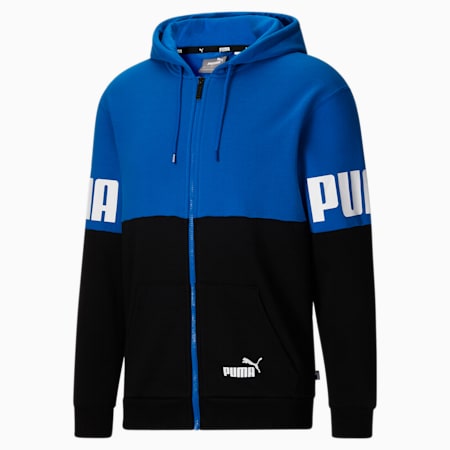 puma full sleeve colorblock men's sweatshirt