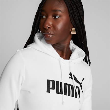 Essentials Women's Hoodie, Puma White, small