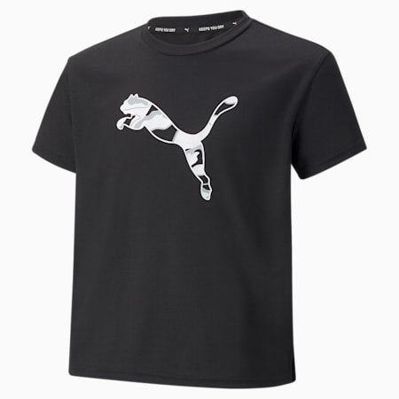 T-shirt Modern Sports da ragazza, Puma Black, small