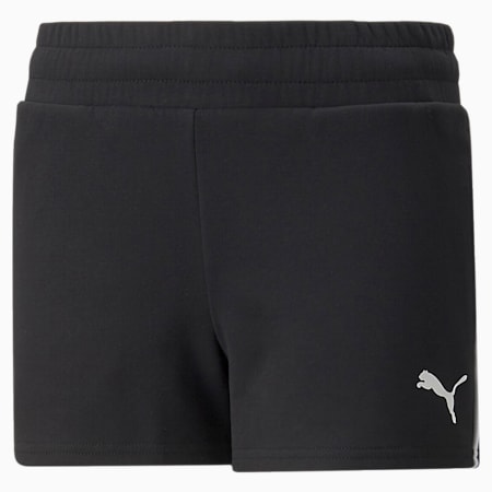 Modern Sports Shorts - Girls 8-16 years, Puma Black, small-AUS