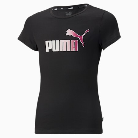 Camiseta con logo Essentials+ Bleach para niñas, Puma Black, pequeño