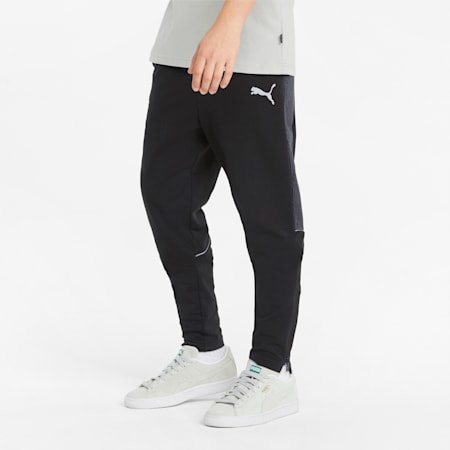 Active Sports Youth Sweatpants, Puma Black, small-PHL