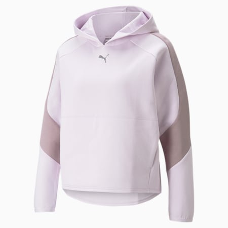 Evostripe Women's Hoodie, Lavender Fog, small-AUS