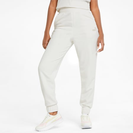 Essentials+ Embroidery Women's Pants, no color, small-AUS