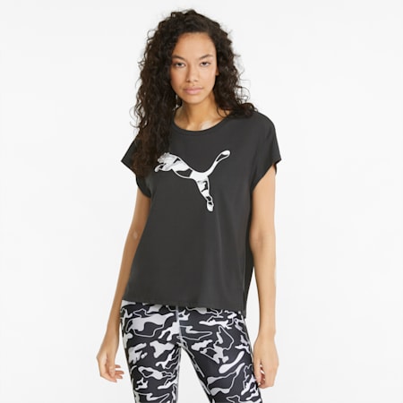 Modern Sports Women's Tee, Puma Black, small-AUS