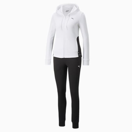 Classics Hooded Damen Trainingsanzug, Puma White, small