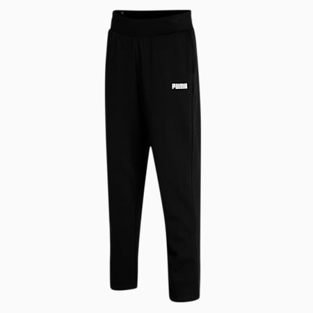 Essential Knitted Women's Sweat Pants, Puma Black, small-NZL