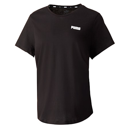 Essentials Women's Tee, Puma Black, small-PHL