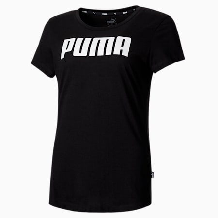 Essentials Women's Tee, Puma Black, small-SEA