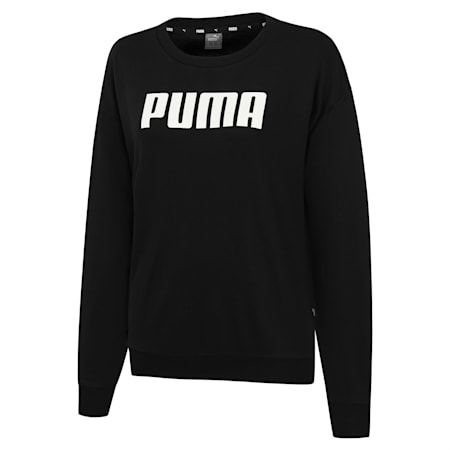 ESS 푸마 크루 스웻 TR/ESS PUMA Crew Sweat TR, Puma Black, small-KOR
