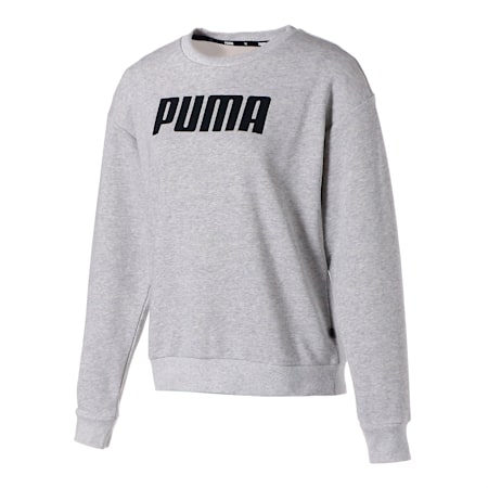 ESS 푸마 크루 스웻 TR/ESS PUMA Crew Sweat TR, Light Gray Heather, small-KOR