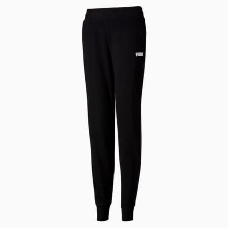 Essentials Women's Sweat Pants, Puma Black, small-PHL