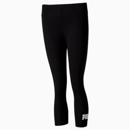 Essentials 3/4 Women's Leggings, Puma Black, small-PHL