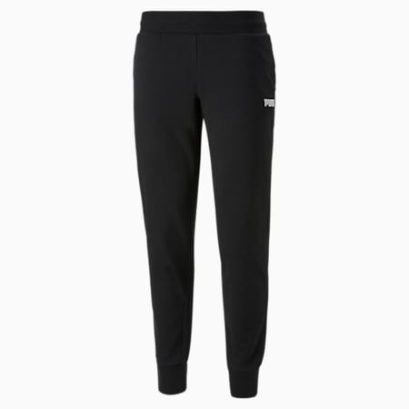Essentials Full-Length Closed Women's Sweatpants, Puma Black, small