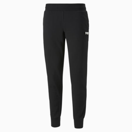 Essentials Women's Sweatpants, Puma Black, small-AUS