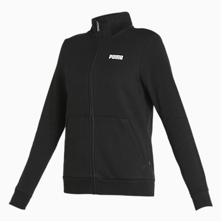 Essentials Women's Track Jacket, Puma Black, small-NZL