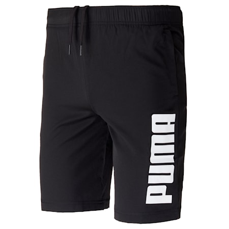 Essentials Woven 9" Men's Shorts, Puma Black, small-SEA