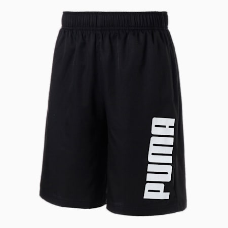 Essentials Woven 9" Men's Shorts, Puma Black, small-THA