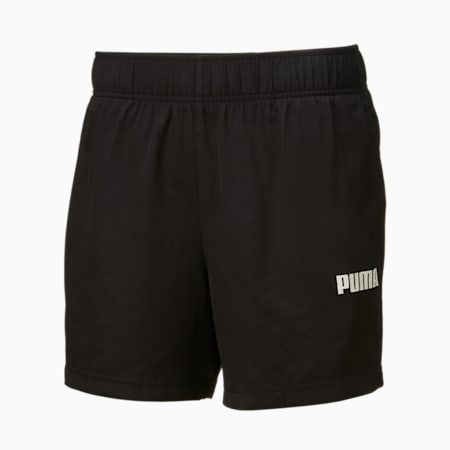 กางเกงขาสั้นผ้าทอผู้ชาย Essentials, Puma Black, small-THA