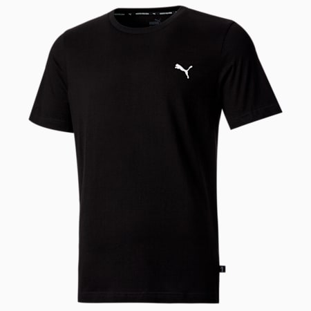 Essentials Men's Tee, Puma Black, small-THA