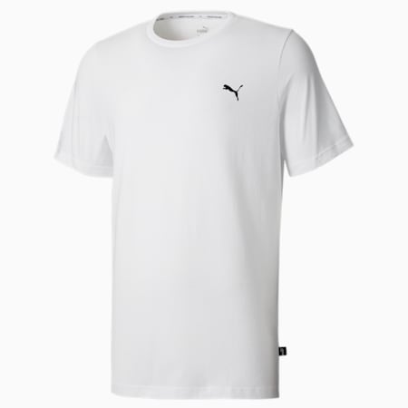 Essentials Men's Tee, Puma White, small-THA