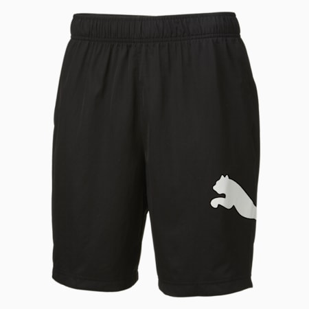 Essential Regular Fit Woven 9" Men's Shorts, Puma Black, small-NZL