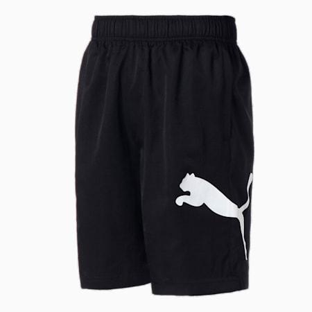 Essential Regular Fit Woven 9" Men's Shorts, Puma Black, small-THA