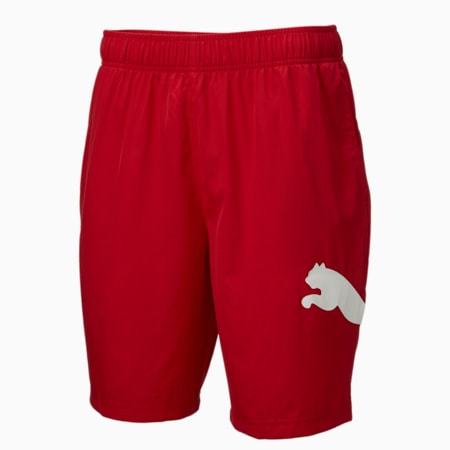 Essential Regular Fit Woven 9" Men's Shorts, High Risk Red, small-NZL