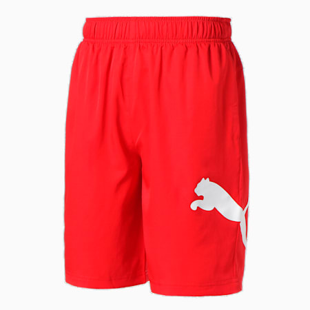 Essential Regular Fit Woven 9" Men's Shorts, High Risk Red, small-THA