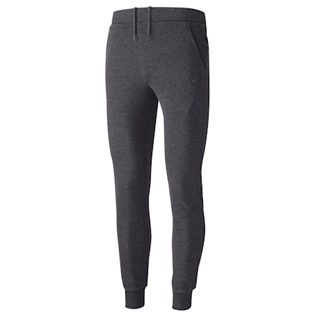 Essentials French Terry Closed Men's Sweatpants, Dark Gray Heather, small-SEA