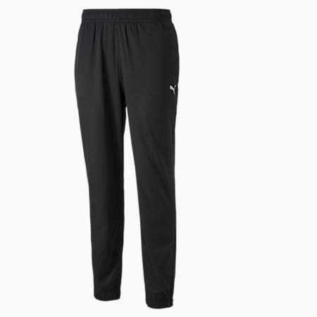 Essentials Woven Men's Pants, Puma Black, small-NZL