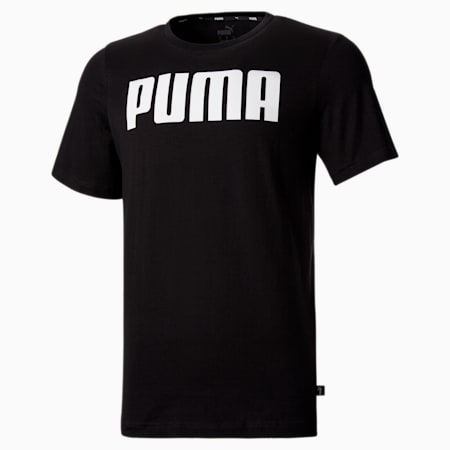 Essentials Men's Tee, Puma Black, small-AUS