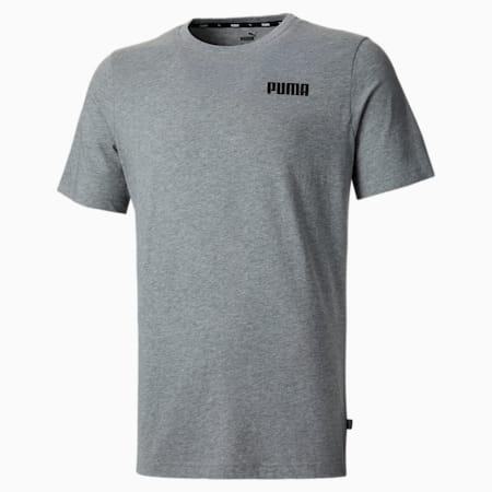 Essentials Small Logo Men's Tee, Medium Gray Heather, small-PHL