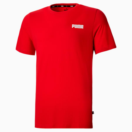 Essentials Small Logo Men's Tee, High Risk Red, small-SEA