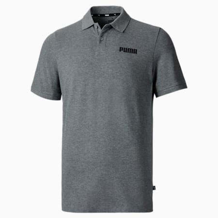 Essentials Pique Men's Polo, Medium Gray Heather, small-AUS