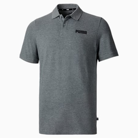 Essentials Pique Men's Polo Shirt, Medium Gray Heather, small-PHL