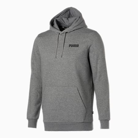 Essentials Full-Length Men's Hoodie, Medium Gray Heather, small-AUS