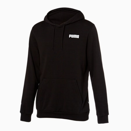 Essentials Hoodie Men, Puma Black, small-THA