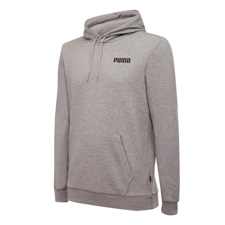 Essentials Hoodie Men, Medium Gray Heather, small-THA