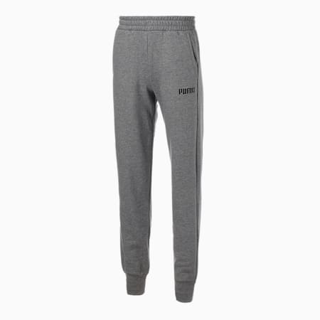 PUMA Essential Regular Fit Kintted Men's Pants, Medium Gray Heather, small-IND