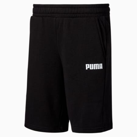 Essentials Men's Sweat Shorts, Puma Black, small-NZL