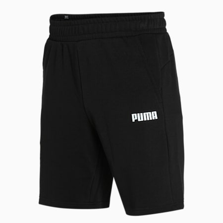 Essentials Men's Sweat Shorts, Puma Black, small-THA