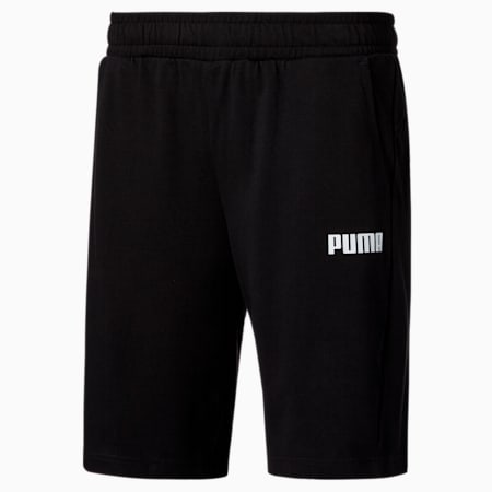 Essential Knitted 10" Men's Shorts, Puma Black, small-IND